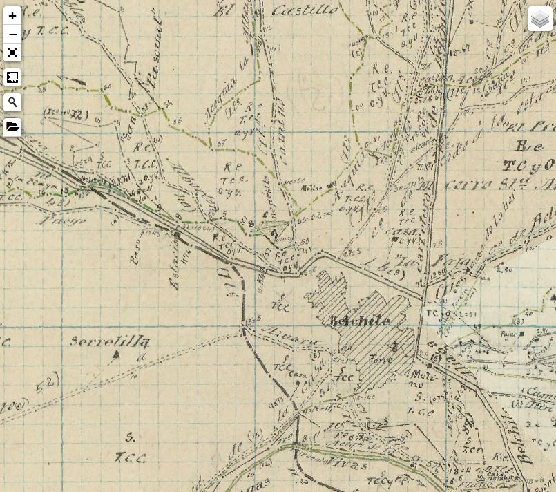 Cartograf A Hist Rica Minutas Y Primera Edici N Del Mapa Topogr Fico